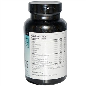 Source Naturals Pure Fish Oil 120 gelsback
