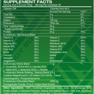 post supplement facts