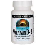 Source Naturals Vitamin D3 5000iu 200gels