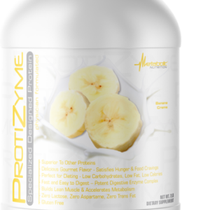 Metabolic Nutrition Protizyme Whey Protein 2lbs Banana Cream