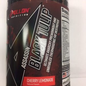 Apollon Assassin pre-workout Black Tulip Cherry Lemonade