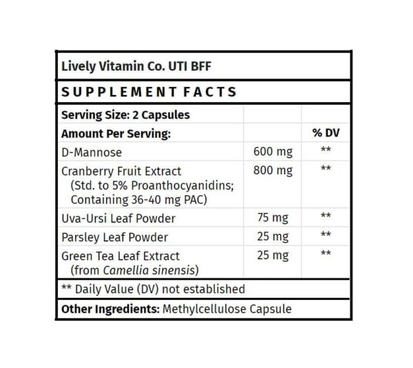 Lively Vitamin UTI 120 caps